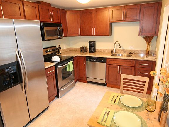 Renovated kitch w/ solid cherry cabinets