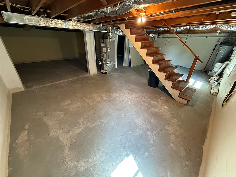 Basement is partially finished. Offers plenty of room for storage