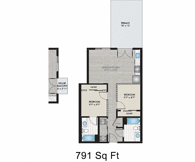 Floor plan Hentzell I, II & III
