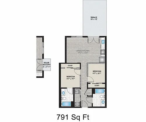 Floor plan Hentzell I, II & III