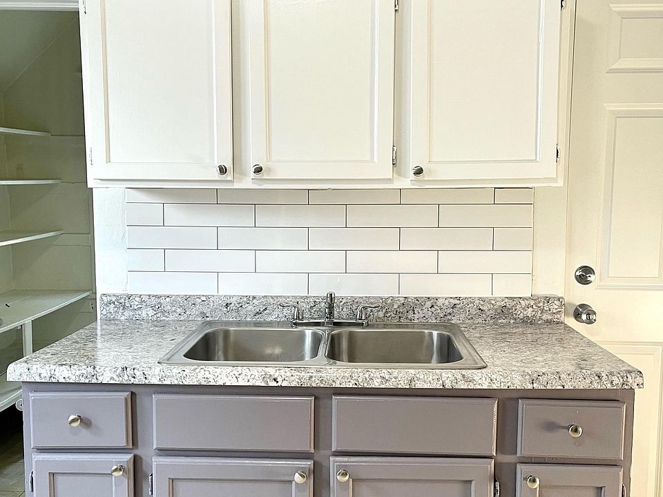 Remodeled and newly painted kitchen.