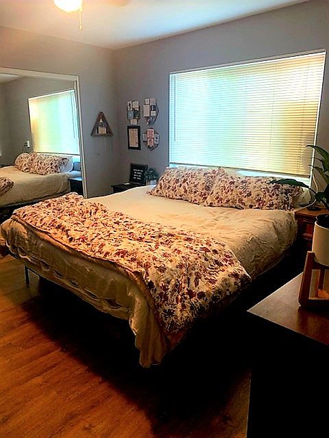 This is another View of the same Bedroom but this time the Bed has been moved to have the light behind the Head Board