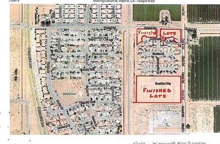 All lots are finished and ready to pull permits for construction.