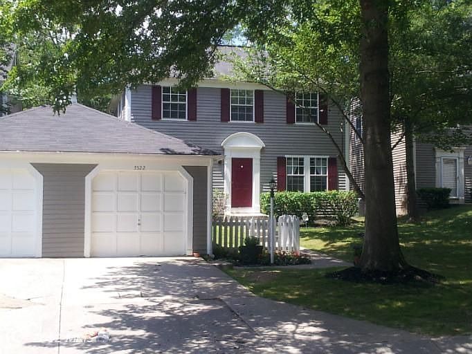 Front view of house with garage