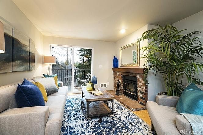 Living Room and Fireplace