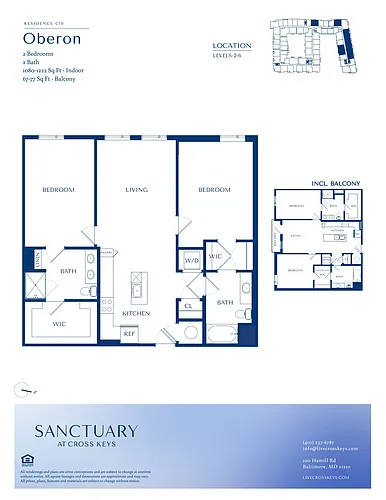 Floor plan Oberon