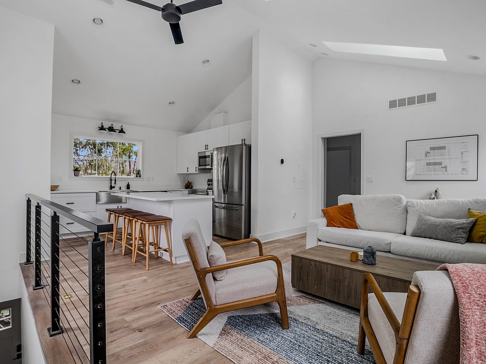 Vaulted ceilings throughout