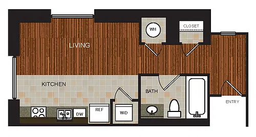 Floor plan Studio 3