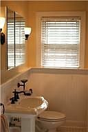 downstairs semi jack and jill completely renovated bathroom