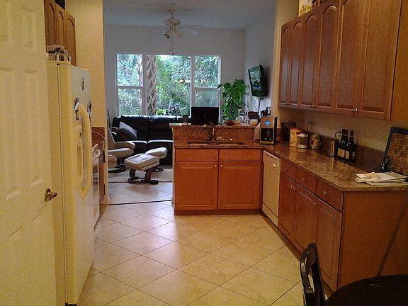 Kitchen and sitting area
