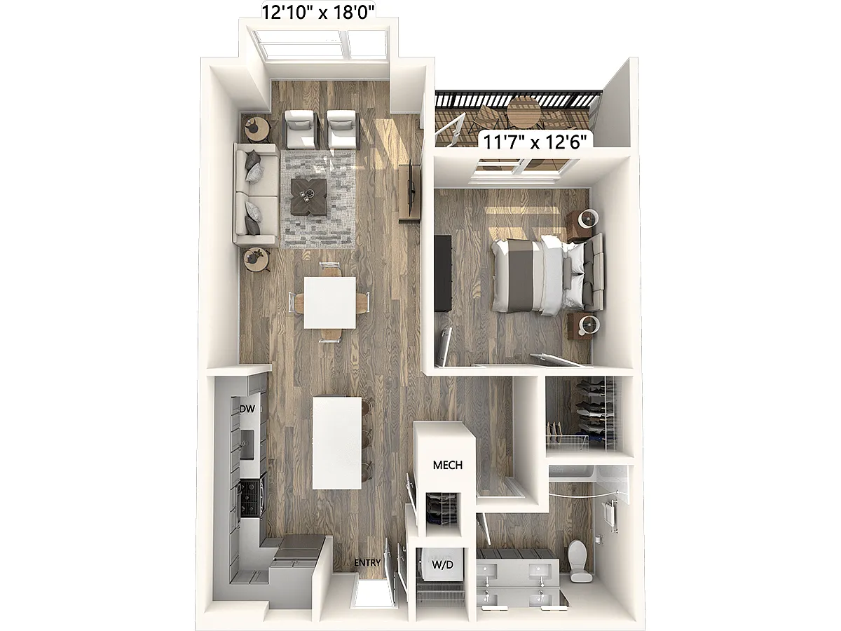 Floor plan AM19-791sf-Bay