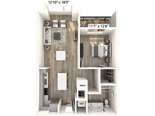 Floor plan AM19-791sf-Bay
