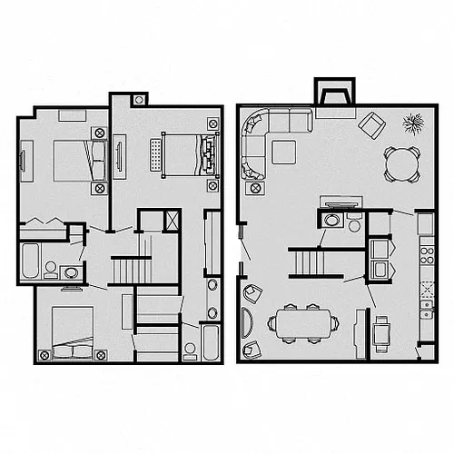 Floor plan K (TwnHm)