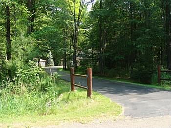 This picture is taken from the road