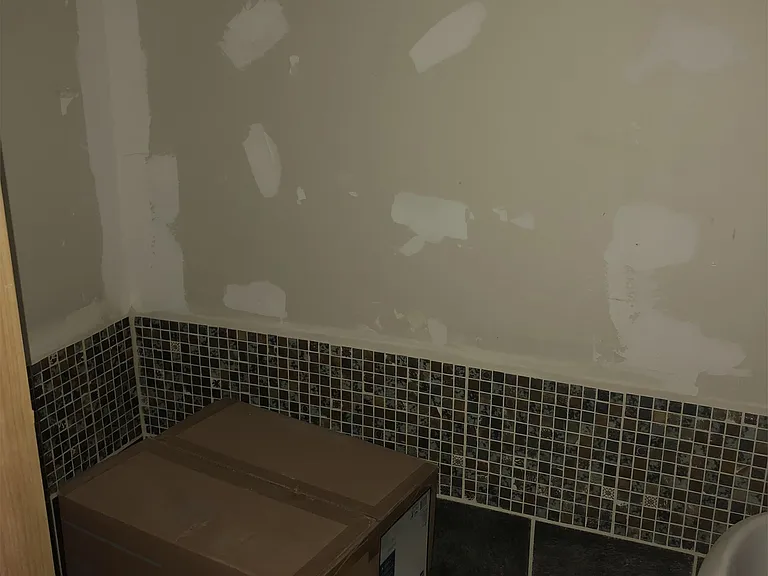 First floor 1/2 bath under construction