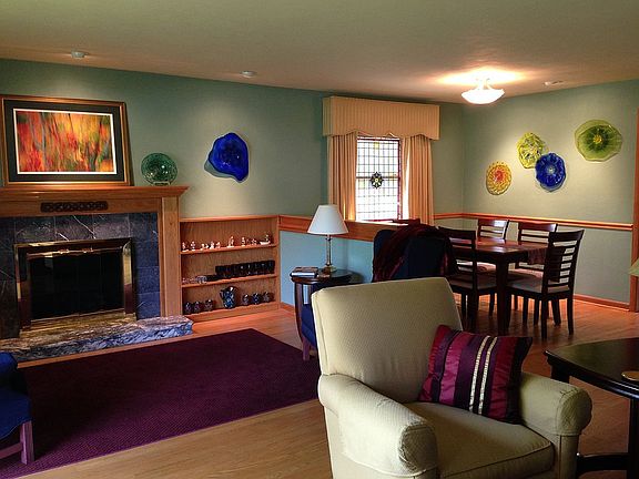 Living and dining rooms