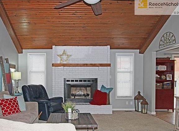 High Vaulted Wood Ceiling!