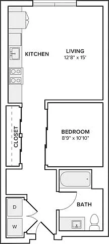 Floor plan ZA05 (MFTE) Income Restricted