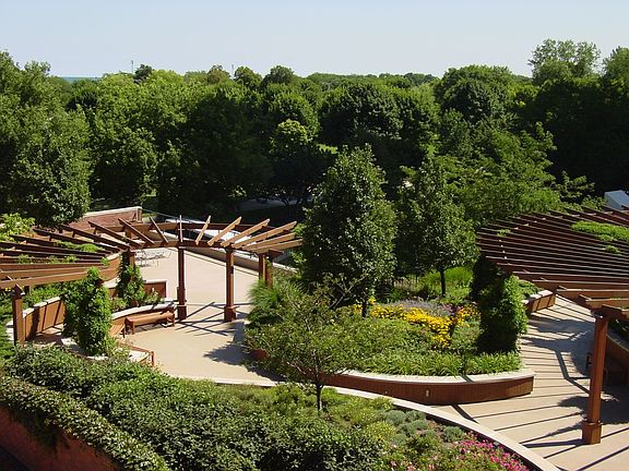 View of the sun deck