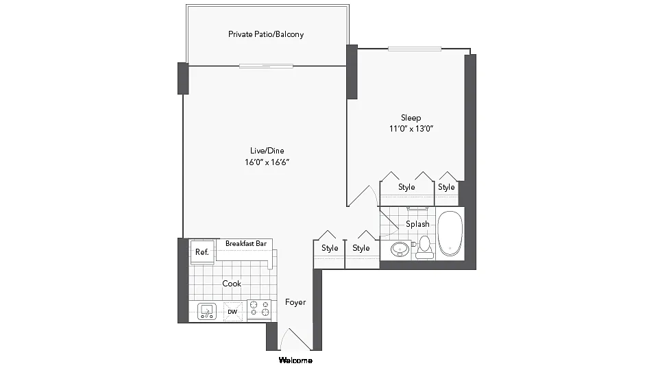 Floor plan Augusta A