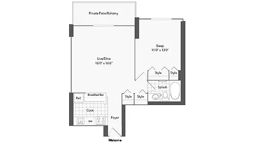 Floor plan Augusta A