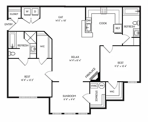 Floor plan The Quartz