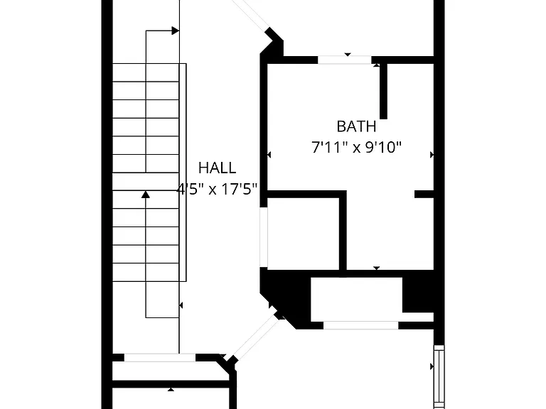 3rd level floor plan.