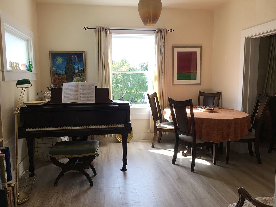 Dining Room with Steinway Baby Grand Piano
