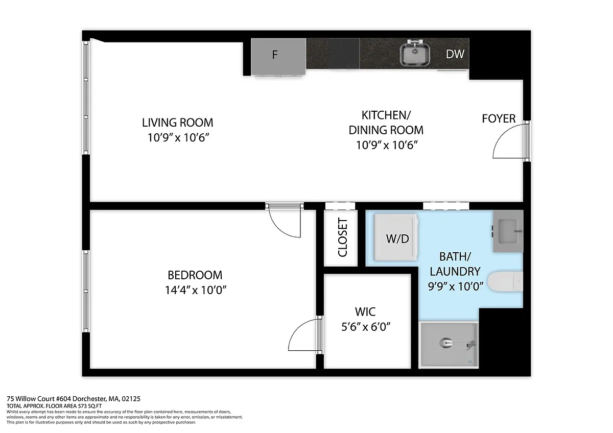 Floor plan 604 - 1H