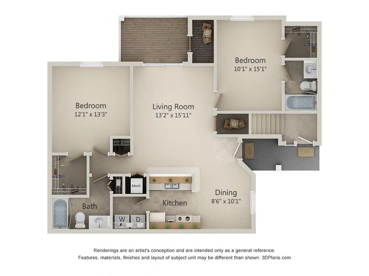Floor plan 2E-Sunset Series