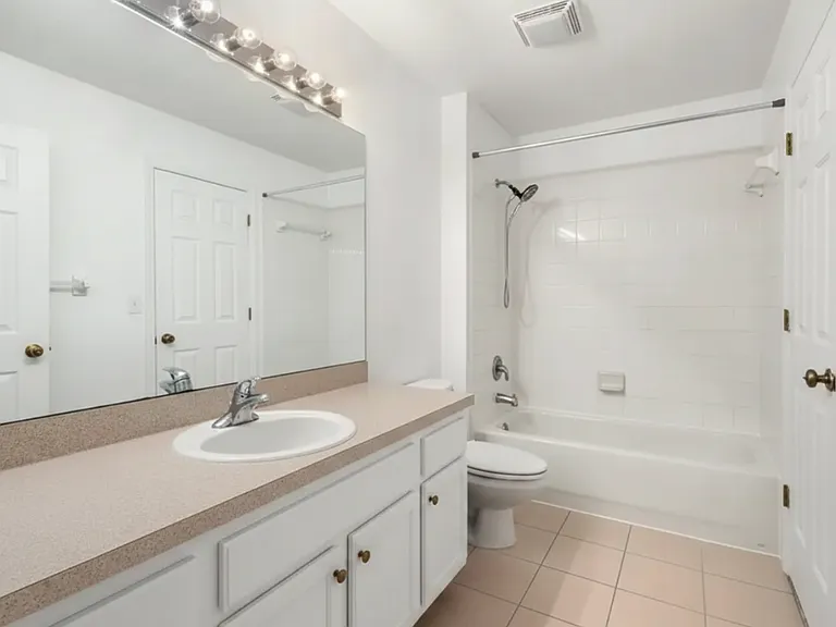 Upstairs full bath (counter is now granite and sink is a vessel sink)