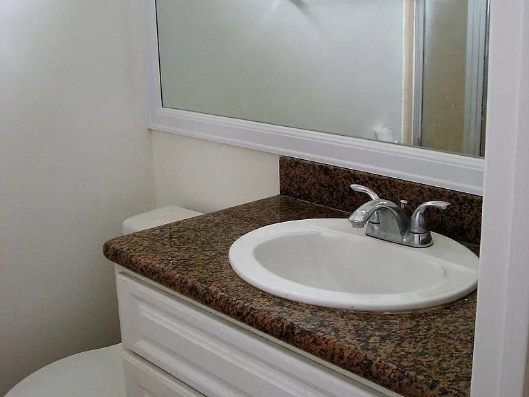 bathroom in master bedroom