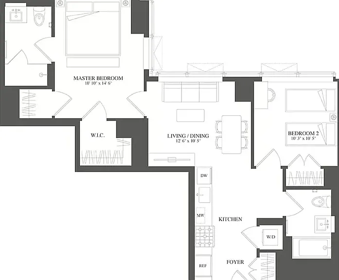 3 Court Sq #2105 — Photo 2