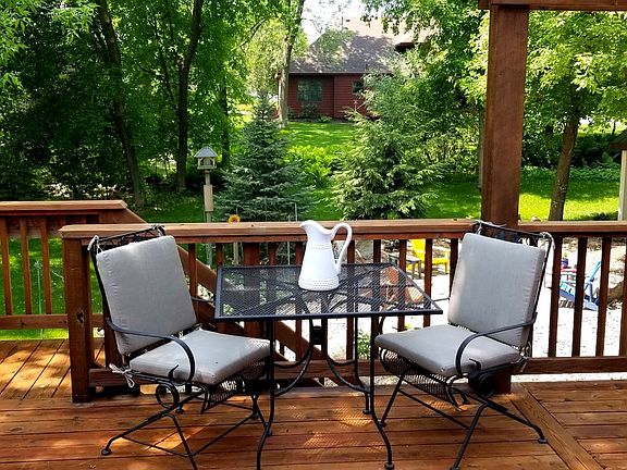 Steps down to the backyard