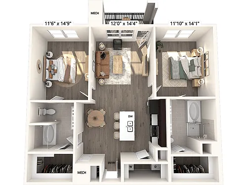 Floor plan B4
