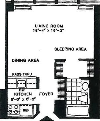 2nd image of 150 W 56th St APT 3306