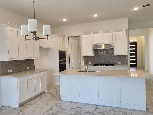 Overlooking Kitchen area from living room