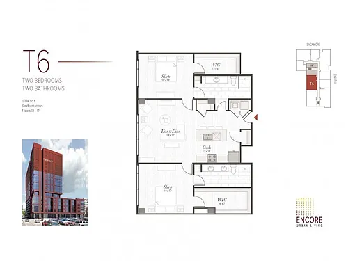 Floor plan T6