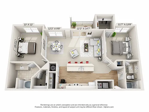 Floor plan Islander