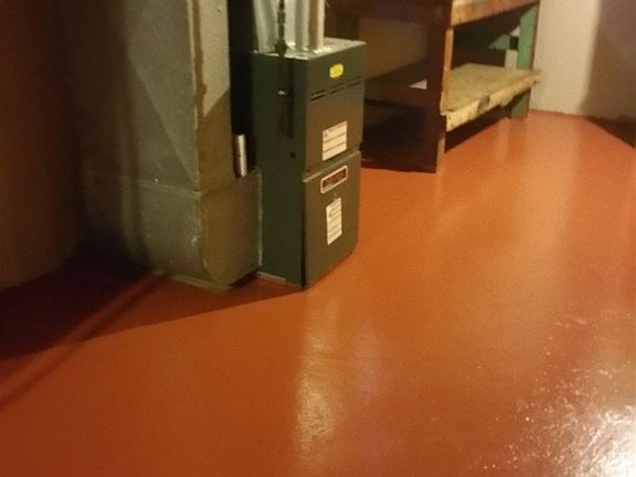 basement furnace area