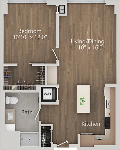 Floor plan 3-1A