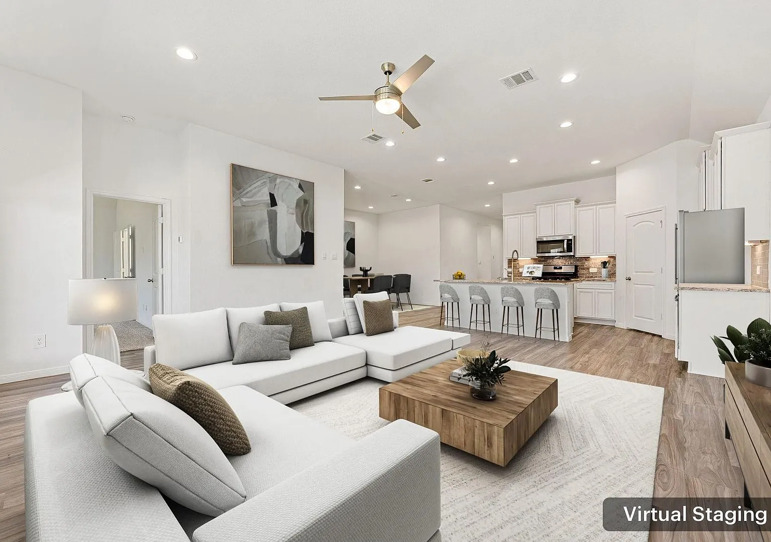 Brimming w/ smart upgrades & modern efficiency, this move-in ready 1-story D.R. Horton home stand... — Photo 3