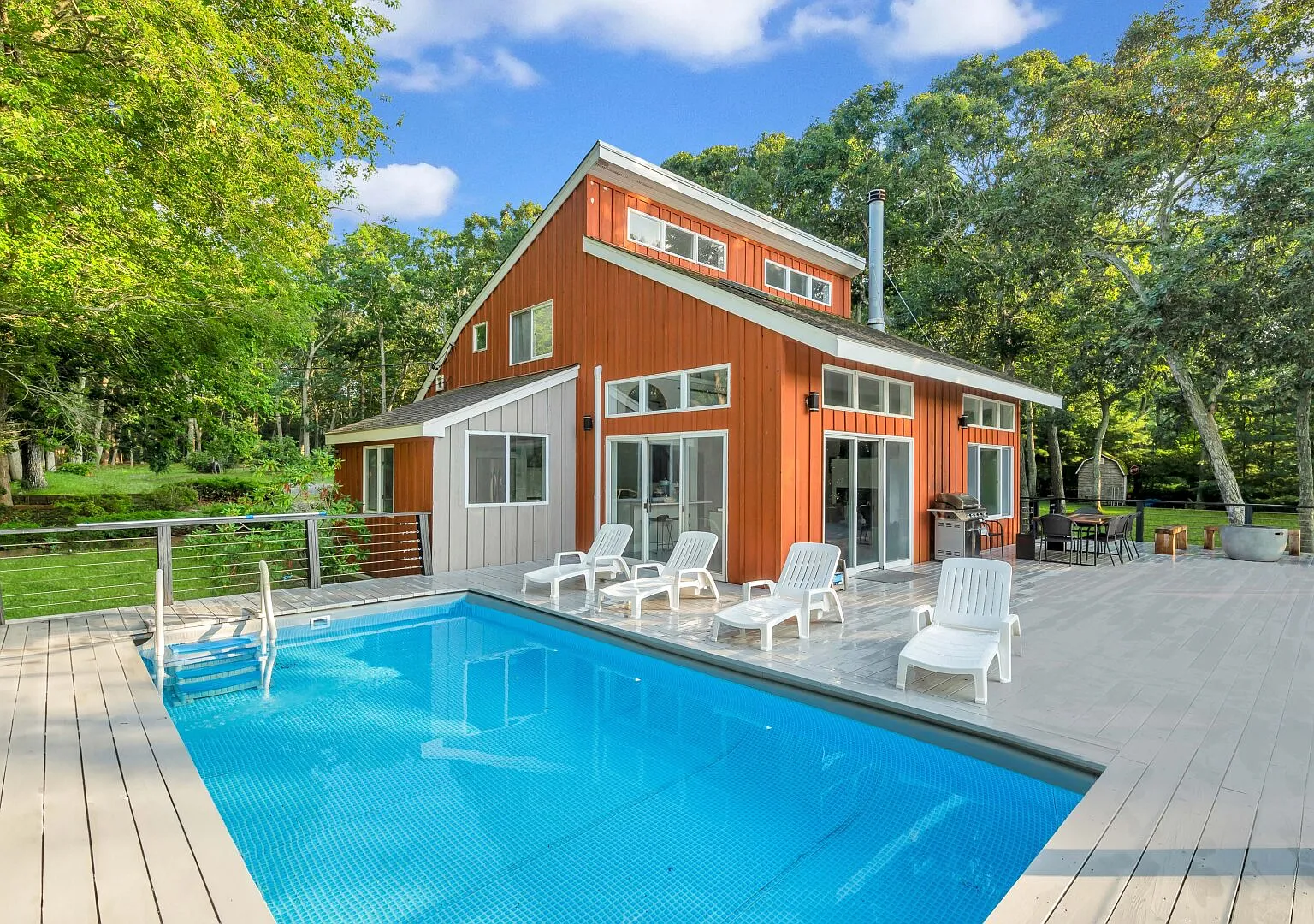 Beautiful Waterfront North Fork Home, Private Pool, Private Dock — Photo 3