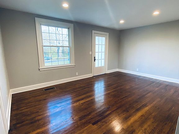 View of living room from from formal dining room