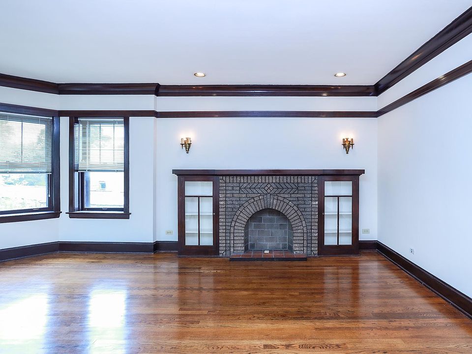 Living room looking at fireplace.