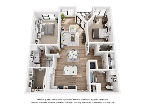 Floor plan Riverbank