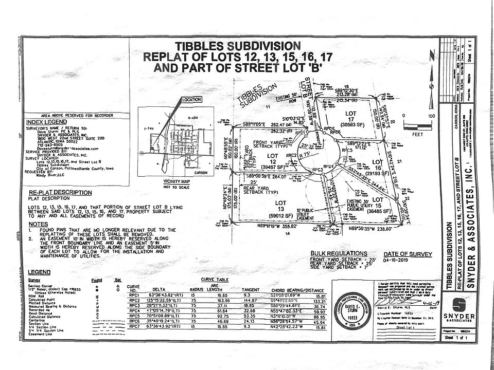 1st image of LOT 12 Tibbles Subdivision Replat St