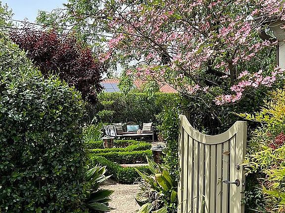 Entrance to west garden
