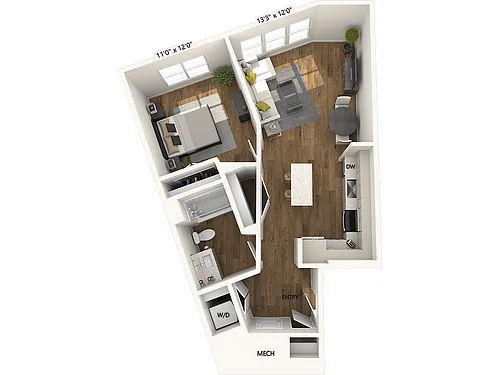Floor plan A4-745sf-FinishIV