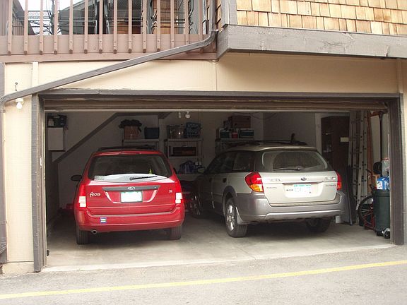 Two car garage